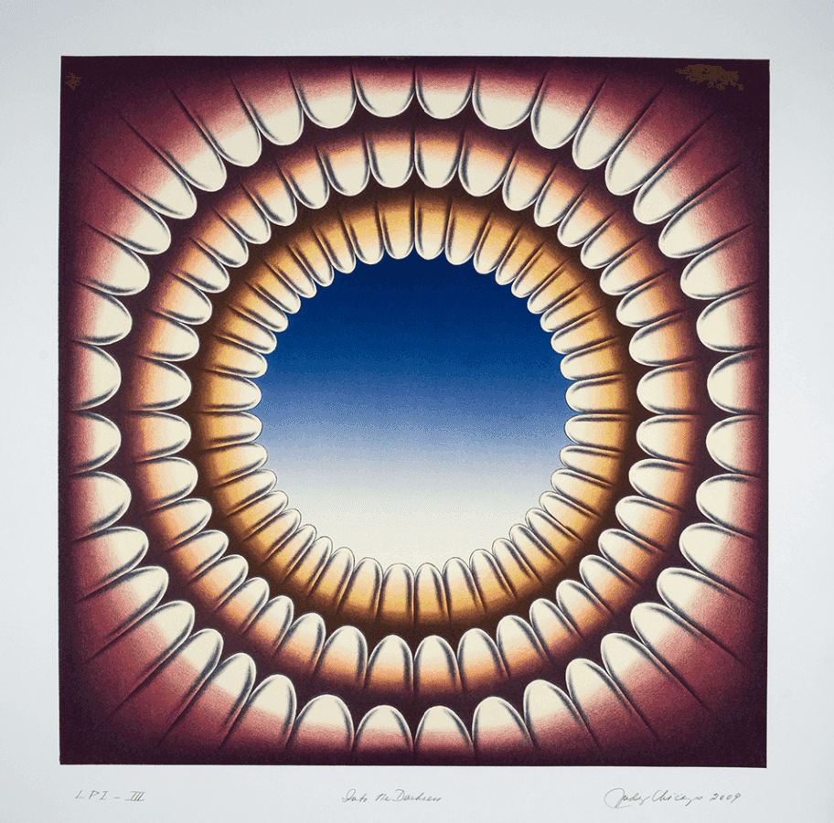 Judy Chicago, ‘Into the Darkness’, 2008, Print, Lithograph, Landfall Press, 