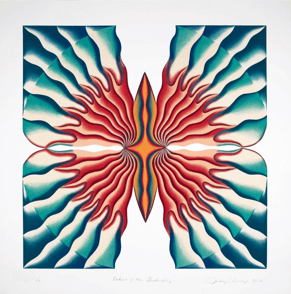 Judy Chicago, ‘Return of the Butterfly’, 2012, Print, Lithograph, Landfall Press, Numbered, Dated