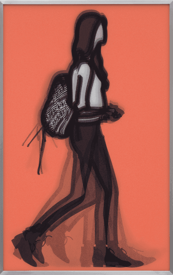 Julian Opie, ‘Architect’, 2014, Print, Lenticular acrylic in aluminum frame specified by the artist, Cristea Roberts Gallery, Numbered, Framed