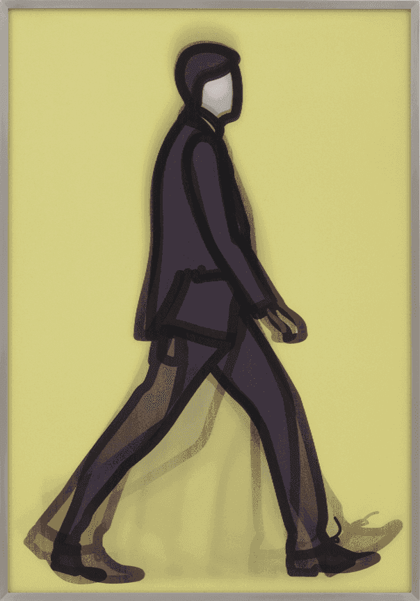 Julian Opie, ‘Banker’, 2013, Print, Lenticular acrylic in aluminum frame specified by the artist, Cristea Roberts Gallery, Numbered, Framed