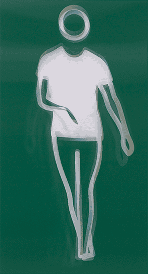 Julian Opie, ‘Dance - Figure 2’, 2023, Print, Acrylic lenticular mounted on acrylic, Christea Roberts Gallery, Numbered