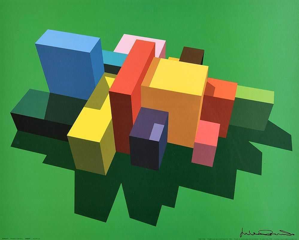 Julian Opie, ‘Imagine You Can Order These (Signed - Green)’, 1999, Print, Offset lithograph, Self-released, 