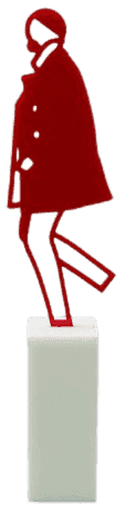 Julian Opie, ‘Jeremy’, 2019, Sculpture, Polished acrylic on corian base, Cristea Roberts Gallery, Numbered