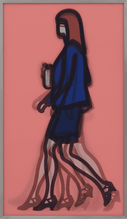 Julian Opie, ‘Lawyer’, 2013, Print, Lenticular acrylic in aluminum frame specified by the artist, Cristea Roberts Gallery, Numbered, Framed