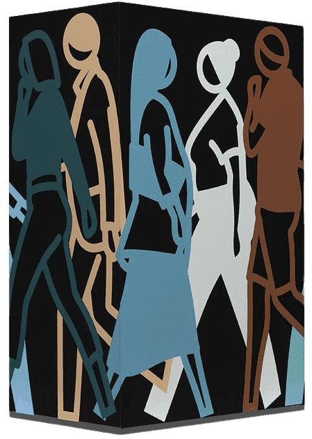 Julian Opie, ‘Night’, 2021, Sculpture, Screenprint on acrylic block, Cristea Roberts Gallery, Numbered