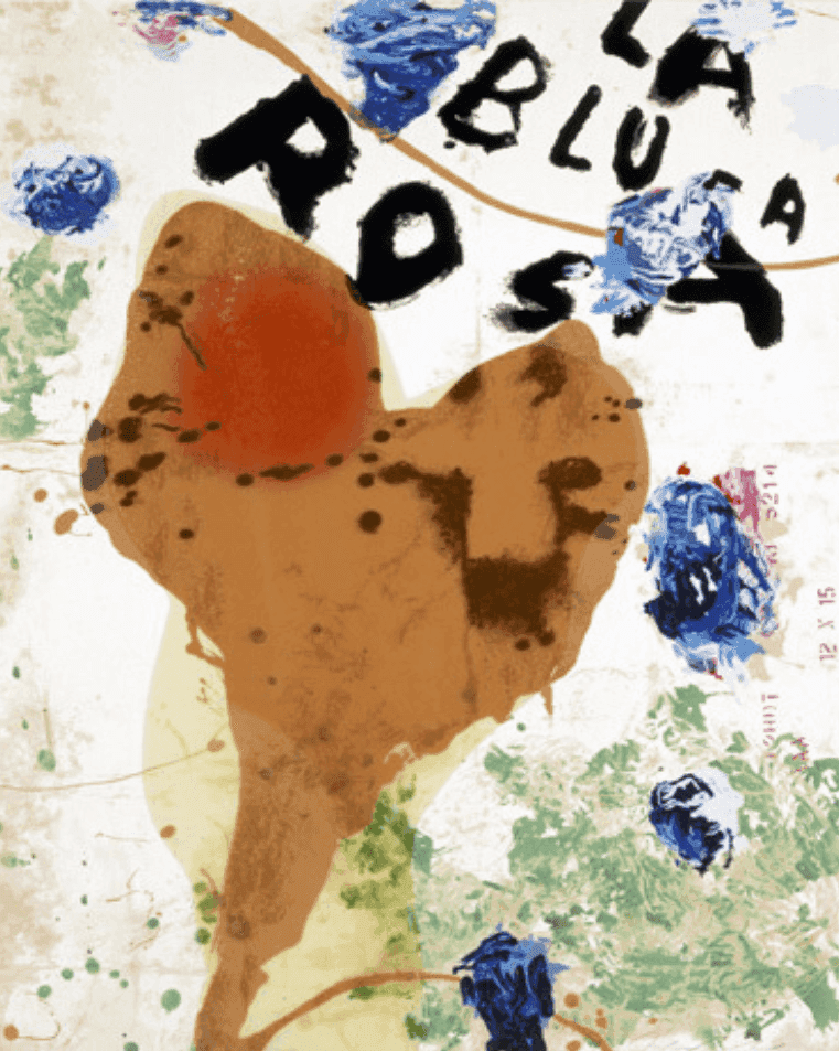 Julian Schnabel, ‘La Blusa Rosa I’, 1995, Print, 14-18 color screenprint with poured resin, null, 