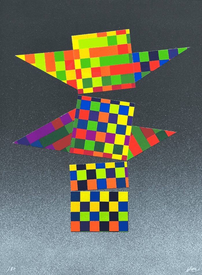 Julio Le Parc, ‘Damier’, 2022, Print, Digital Print on paper, null, Numbered