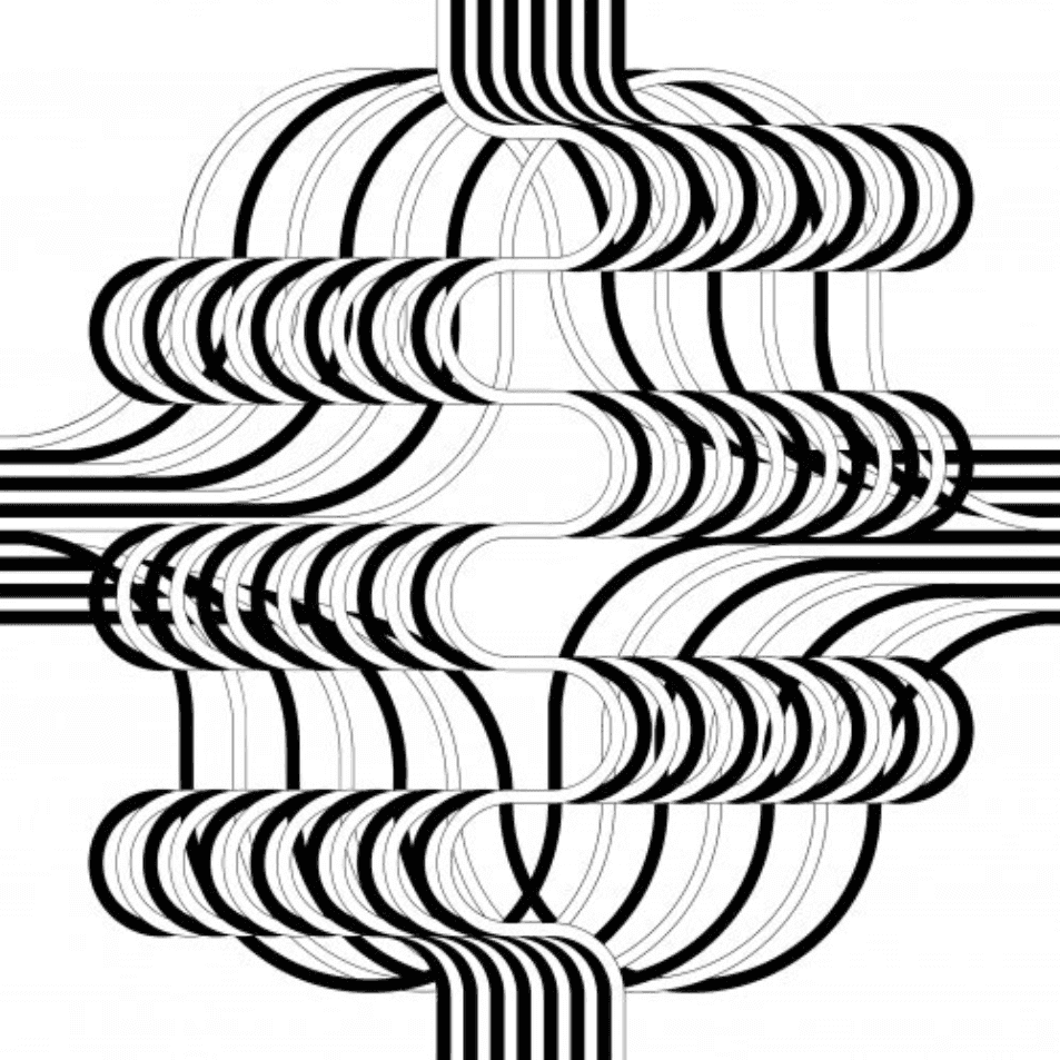 Julio Le Parc, ‘Larga marcha, 4 Bifurcaciones, 13’, 2021, Print, Lithograph, null, Numbered