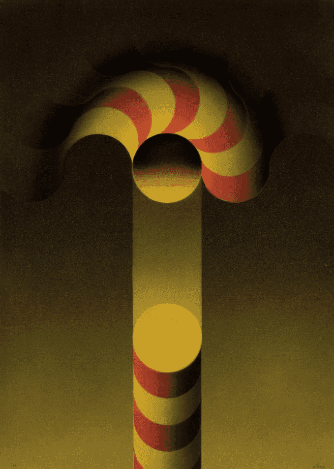 Julio Le Parc, ‘Modulation Jaune et Rouge’, 1980, Print, Silkscreen on paper, null, Numbered