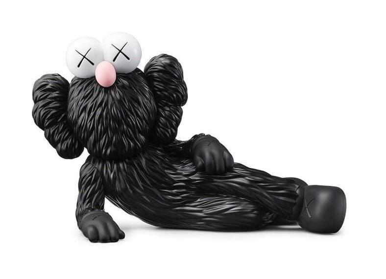 Kaws, ‘Time Off (Black)’, 2023, Collectible, Painted cast-vinyl figure in black., null, 