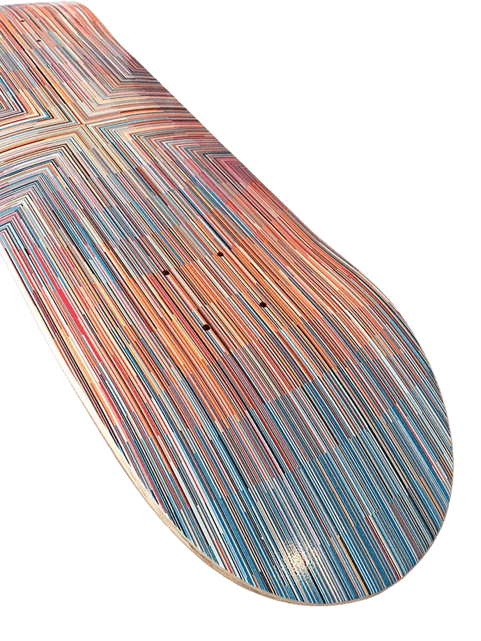 Kai & Sunny, ‘Circle (Skateboard)’, 2018, Collectible, 8 colour silkscreen on Featherlight 3 dyed veneer, Self-released, 
