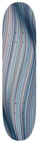 Kai & Sunny, ‘Wave (Skateboard)’, 2018, Collectible, 8 colour silkscreen on Featherlight 3 dyed veneer, Self-released, 