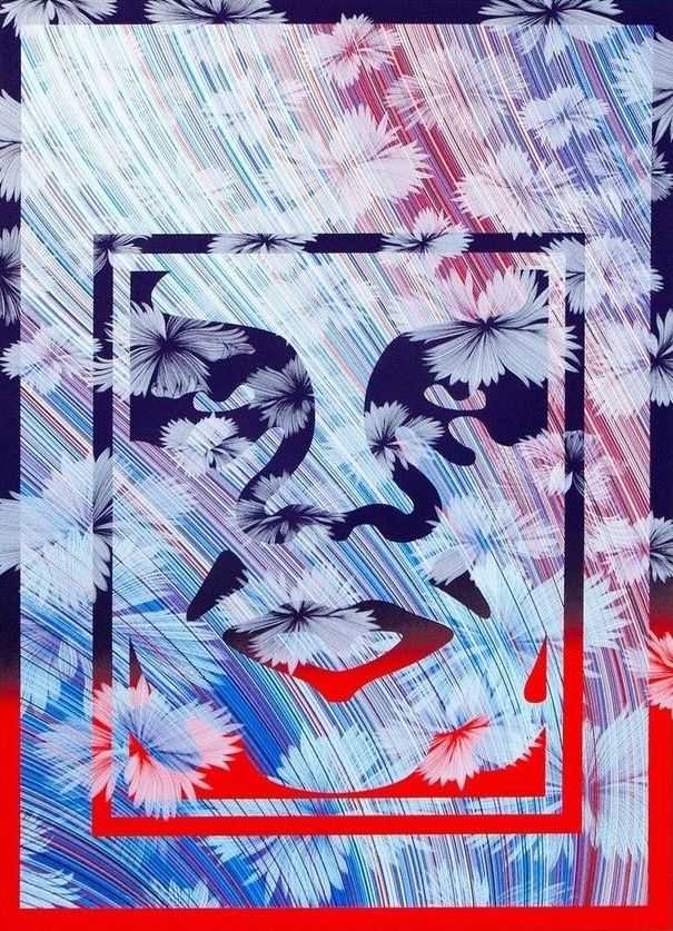 Shepard Fairey (Obey), ‘Wild Obey’, 2024, Print, Hand-pulled 6-color screen print on 100% cotton Bockingford HP white 400gsm, Obey Giant, Numbered