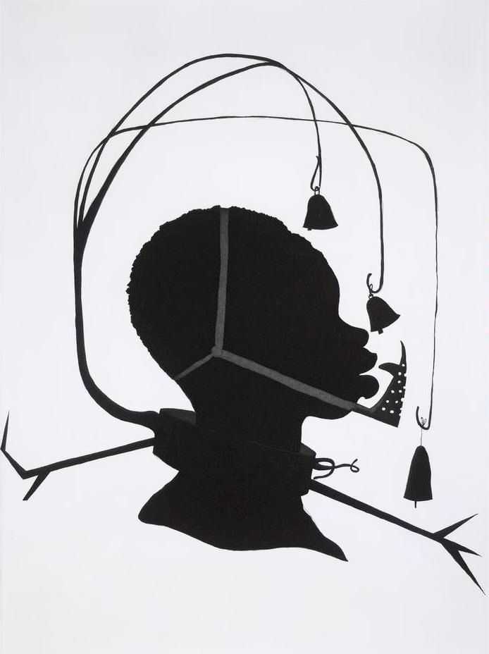 Kara Walker, ‘Restraint’, 2009, Print, Etching with aquatint and sugarlift, Hammer Editions, Numbered