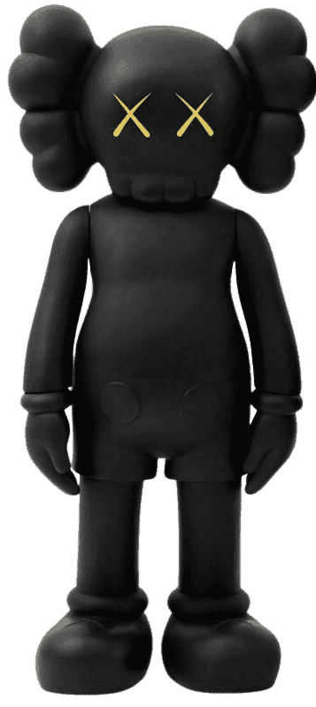 Kaws, ‘5YL Companion (2016 Black)’, 2016, Sculpture, Painted cast vinyl, Kawsone, 