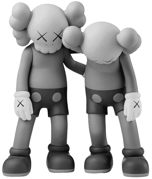 Kaws, ‘Along The Way (Grey)’, 2019, Sculpture, Painted cast vinyl, Kawsone, 