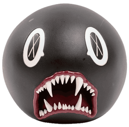 Kaws, ‘Cat Teeth Bank (Black)’, 2007, Sculpture, Painted cast vinyl, Kawsone, 