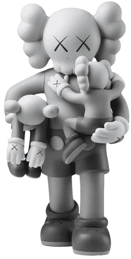 Kaws, ‘Clean Slate (Grey)’, 2001, Sculpture, Painted cast vinyl, The Modern, 