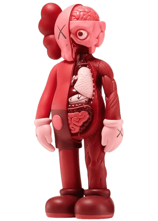 Kaws, ‘Companion Flayed (Blush)’, 2017, Sculpture, Vinyl, Kawsone,