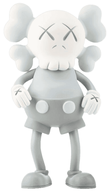 Kaws, ‘Grey Companion (1999)’, 1999, Sculpture, Painted cast vinyl, Kawsone, 