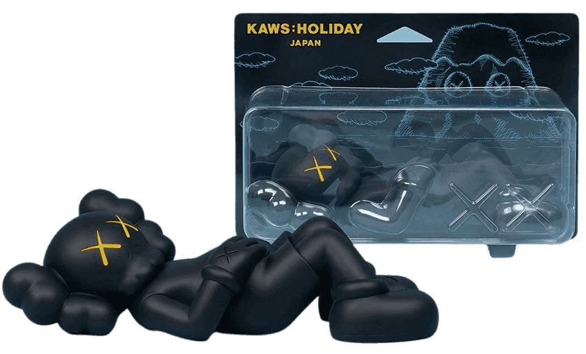 Kaws, ‘Kaws: Holiday Japan (Black)’, 2019, Sculpture, Painted cast vinyl, DDT, 