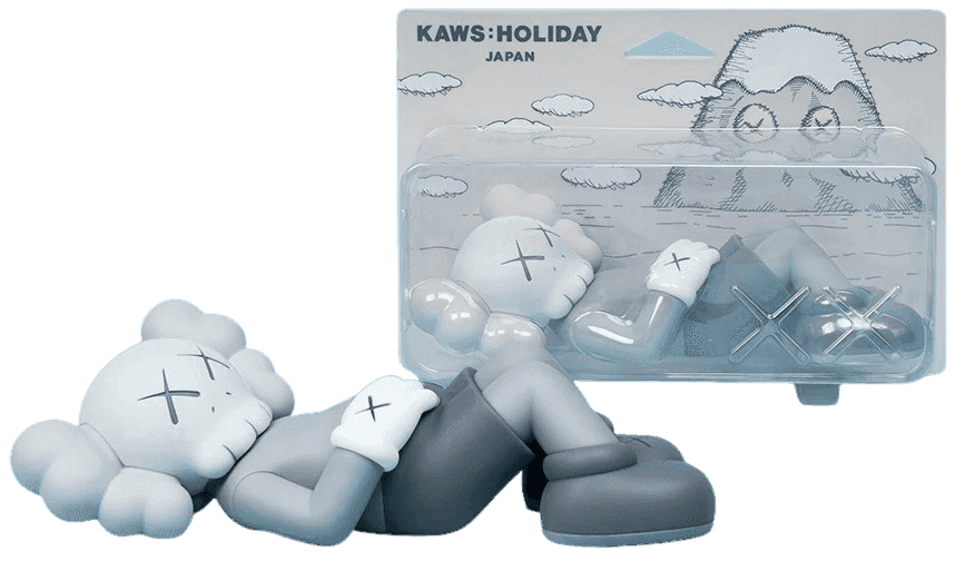Kaws, ‘Kaws: Holiday Japan (Grey)’, 2019, Sculpture, Painted cast vinyl, DDT, 
