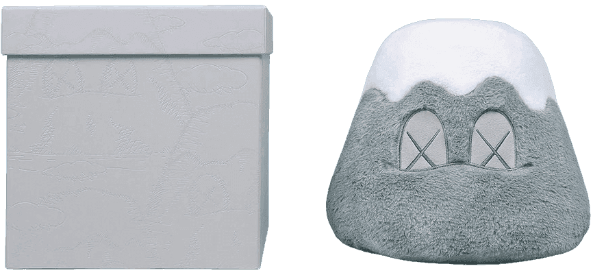 Kaws, ‘Mount Fuji Plush (Grey)’, 2019, Sculpture, Polyester Fur (100% Polyester), DDT, Numbered
