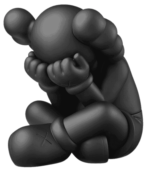 Kaws, ‘Separated (Black)’, 2021, Sculpture, Painted cast vinyl, Brooklyn Museum, 