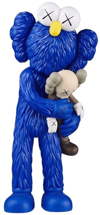Kaws, ‘Take (Blue / Brown)’, 2020, Sculpture, Painted cast vinyl, Kawsone, 