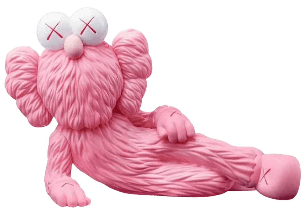 Kaws, ‘Time Off Figure (Pink)’, 14-02-2023, Sculpture, Painted cast vinyl, Kawsone, 