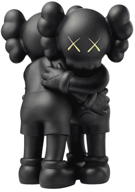 Kaws, ‘Together (Black)’, 2018, Sculpture, Painted cast vinyl, Kawsone, 