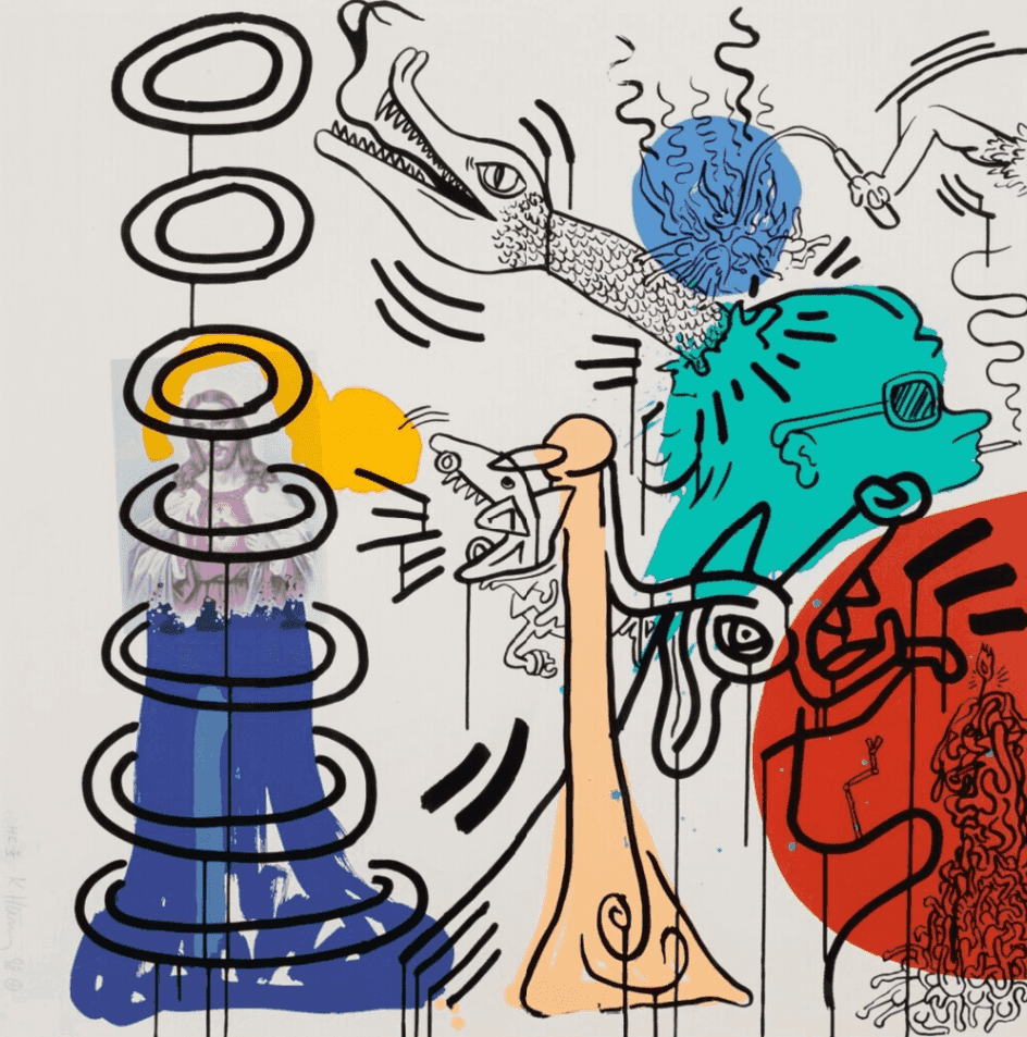 Keith Haring, ‘Apocalypse V’, 1988, Print, Screenprint in colours, on Museum Board, null, Numbered, Dated