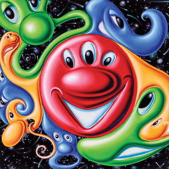 Kenny Scharf, ‘Blobosistic’, 2022, Print, Pigmented ink print on Moab Entrada Rag paper (290 gsm) with Augmented Reality, null, 