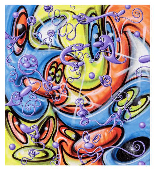 Kenny Scharf, ‘Lingua Amarrada’, 07-11-2020, Print, Archival pigment print on cotton paper, Almine Rech Editions, Numbered
