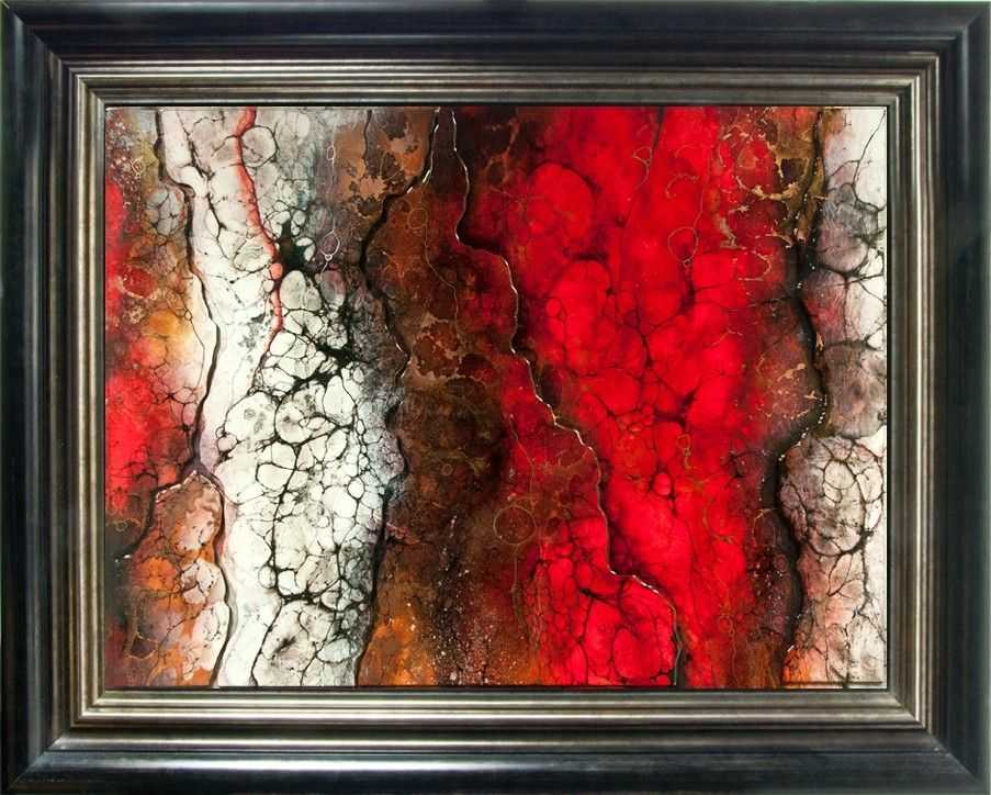 Kerry Darlington, ‘Kohala’, 2014, Print, Mixed media on board with gloss resin finish., null, Framed