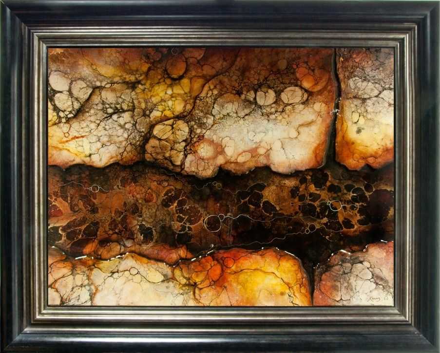 Kerry Darlington, ‘Moon Valley’, 2019, Print, board with gloss resin finish., null, Framed
