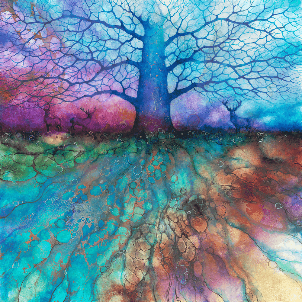 Kerry Darlington, ‘Sacred Grove’, 2015, Print, board with gloss resin finish. Featuring raised 3D elements., null, Framed