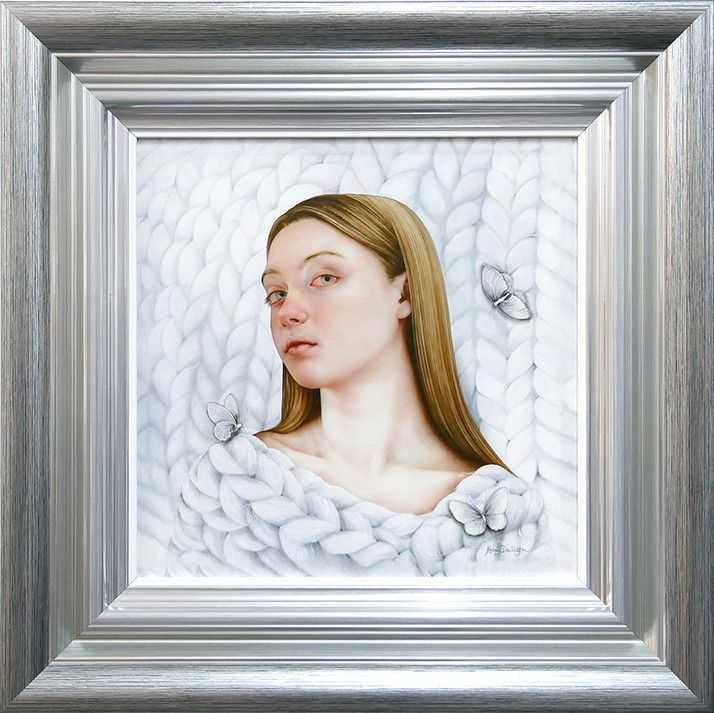 Kerry Darlington, ‘Softness’, 2022, Print, Hand embellished mix media artwork, null, Framed