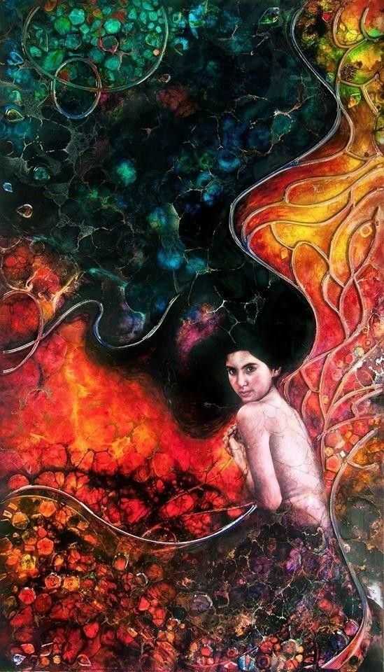 Kerry Darlington, ‘Undine’, 2014, Print, board with gloss resin finish., null, Framed