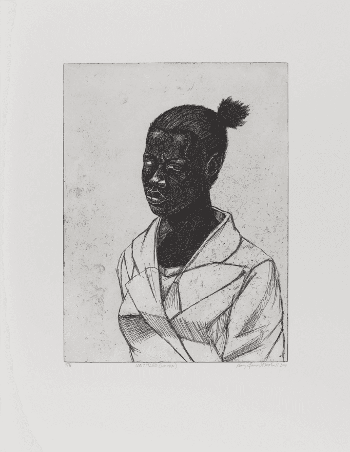 Kerry James Marshall, ‘Untitled (Woman)’, 2010, Print, Etching and aquatint, on Somerset paper, with full margins, null, Numbered, Dated