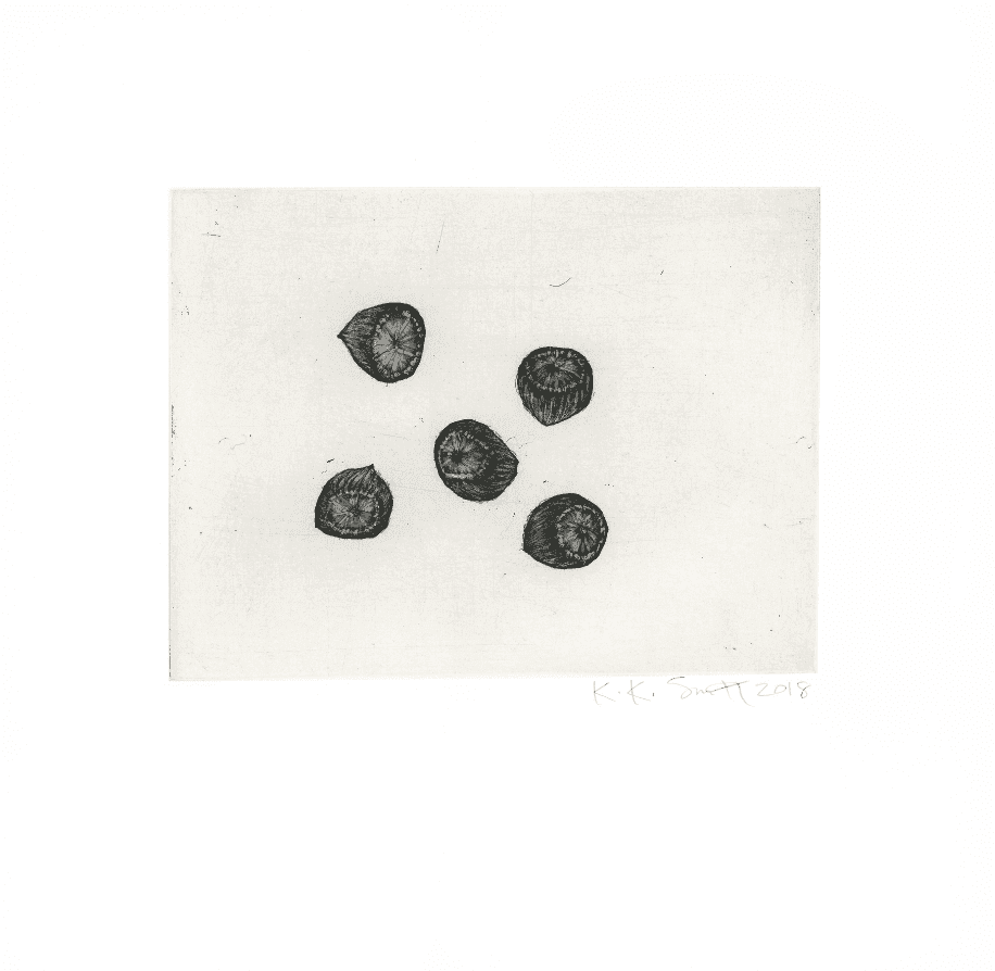 Kiki Smith, ‘Autumn Five’, 2018, Print, Etching on hahnemuhle copperplate white paper, null, Numbered, Dated