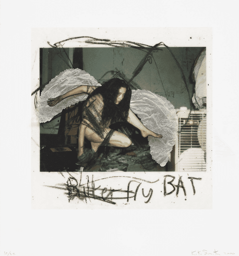Kiki Smith, ‘Bat’, 2000, Print, Dimensional iris print with collage, null, Numbered, Dated