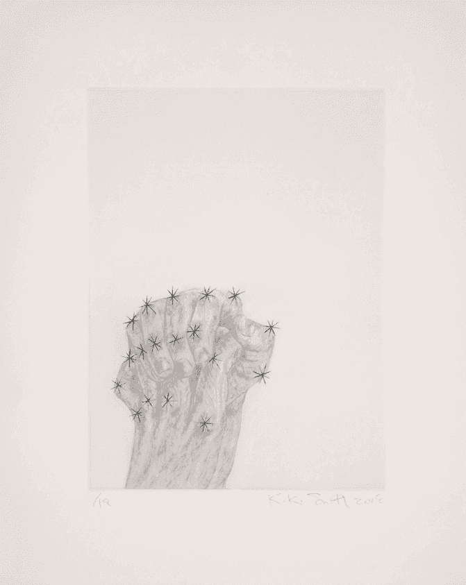 Kiki Smith, ‘Catcher Ⅲ’, 2018, Print, Intaglio, null, Numbered, Dated