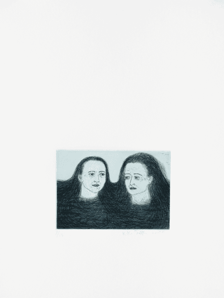 Kiki Smith, ‘Heads in Water’, 2000, Print, Etching, null, Numbered