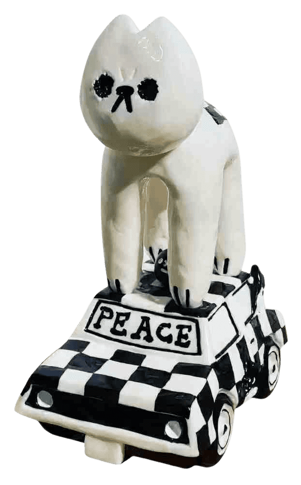 Kila Cheung, ‘The Cat Car (Vans Checkers)’, 2022, Sculpture, Vinyl, null, 