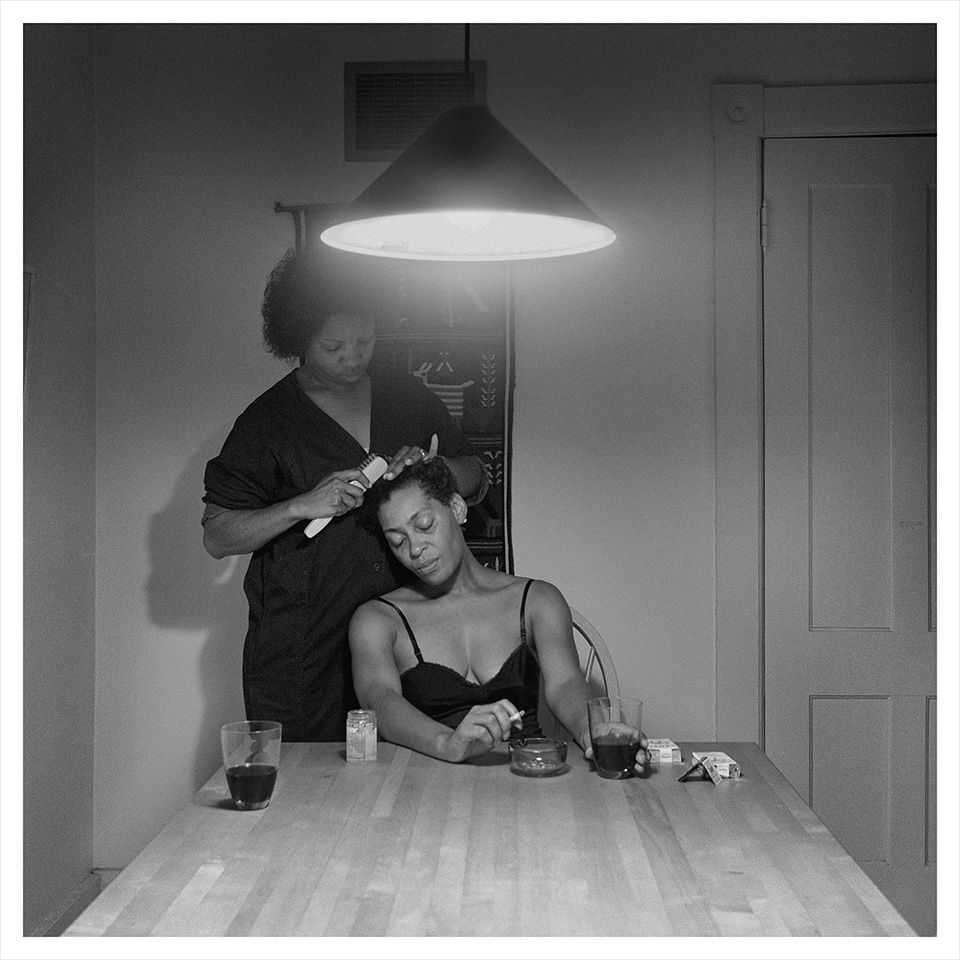 Carrie Mae Weems, ‘Untitled (Woman Brushing Hair)’, 2025, Print, UV pigment print with matte varnish seal on 410gsm Somerset Tub Sized Radiant White paper, Avant Arte, Numbered