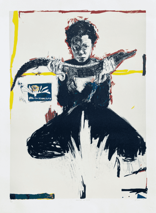 Kudzanai-Violet Hwami, ‘Nzombe ne Karwe’, 2019, Print, Lithograph on wove paper, Gasworks, London, Numbered, Dated