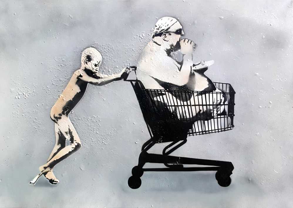 Kunstrasen, ‘All For One, All For Nothing’, 31-07-2014, Print, Spray paint on canvas, Graffiti Prints, Numbered, Handfinished