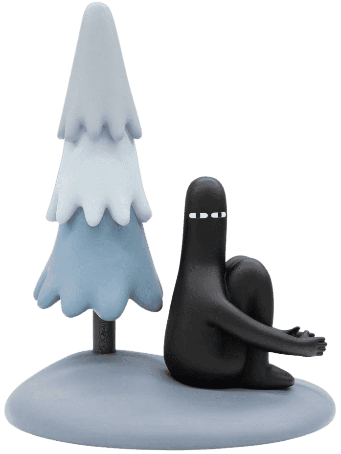 LY, ‘Waiting for Luv (Large)’, 25-06-2022, Sculpture, Poly resin sculpture, Lorin Gallery, Numbered