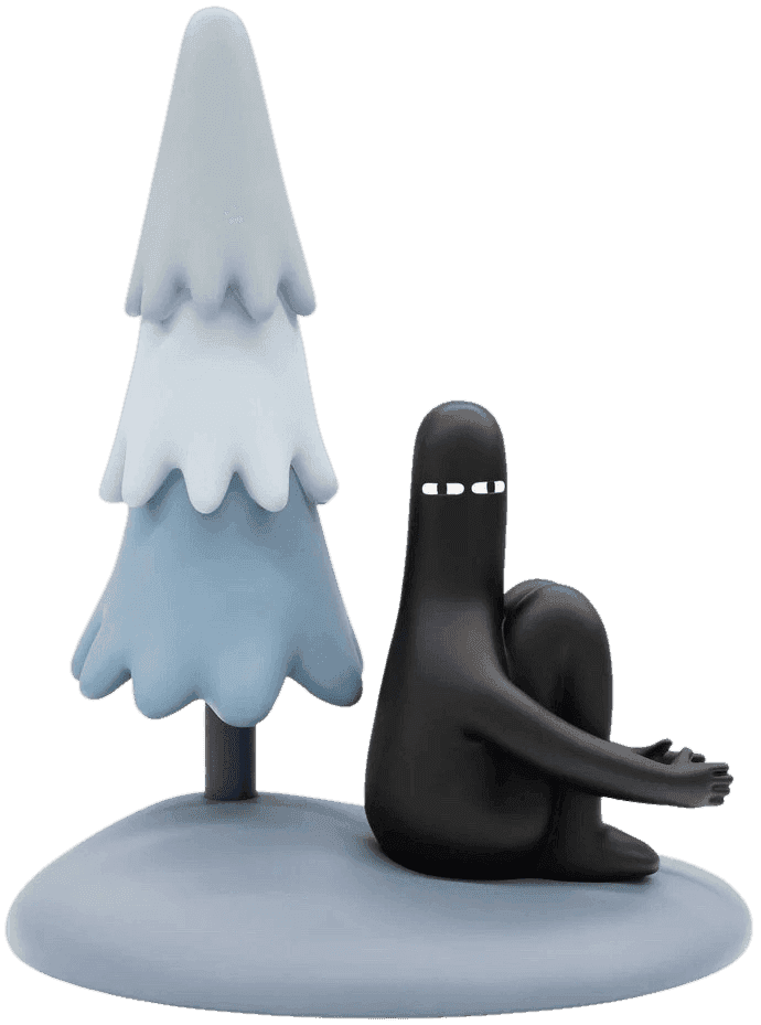 LY, ‘Waiting for Luv (Small)’, 25-06-2022, Sculpture, Poly resin sculpture, Lorin Gallery, Numbered